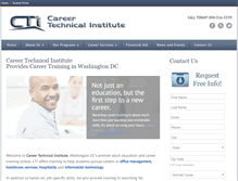 Tablet Screenshot of careertechnical.edu